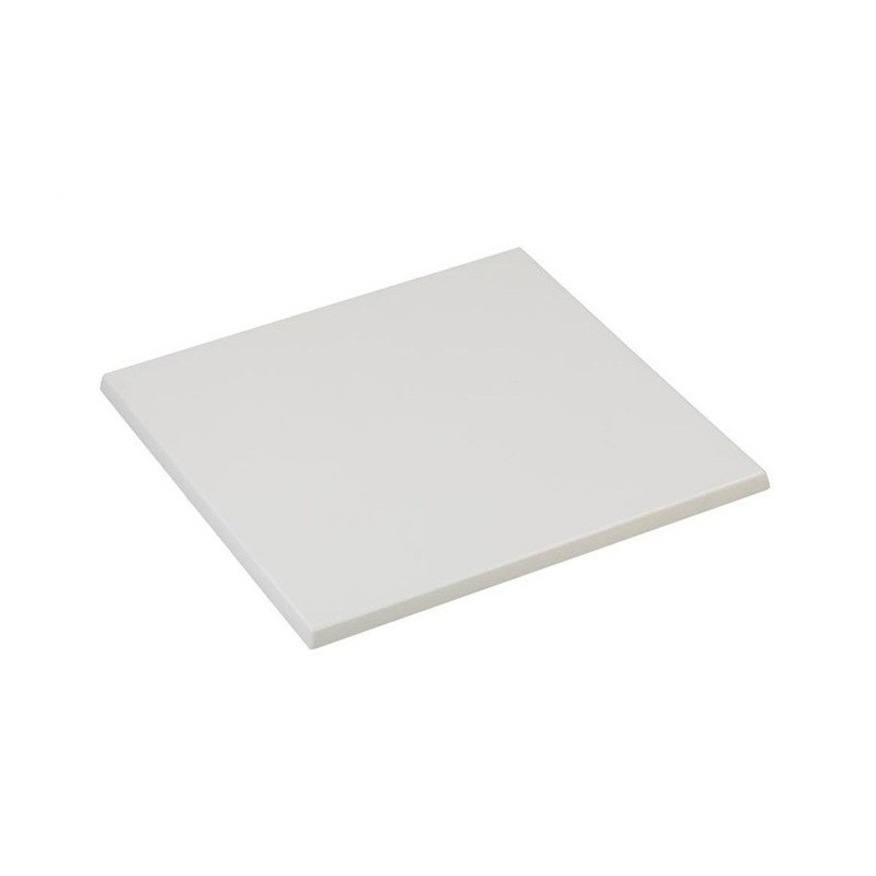 Mesa BELY, negra, base rectangular y tapa de 110 x 70 cms. Color a elegir  Tableros de 110 x 70 cms WERZALIT SM - BLANCO 01